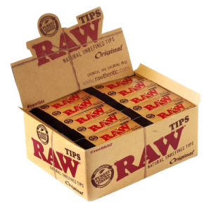 Raw Natural Unrefined Tips -50 Pack Per Box