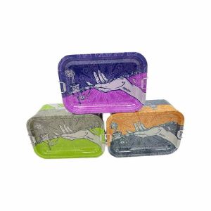 Afghan Hemp Stashbox Kit With Tray + Hemp Woods - 25 Wraps Pack Per Box