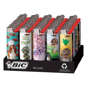 Bic Lighter - Animal Lover - 50 Counts Per Display - LCWT1AN