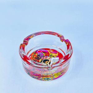 Glass Ashtray - Assorted Designs - Price Per Piece