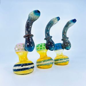 Bubbler 6" Inch - Colored Glass - Assorted - Price Per Piece