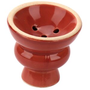 Small Red Ceramic Hookah Bowl