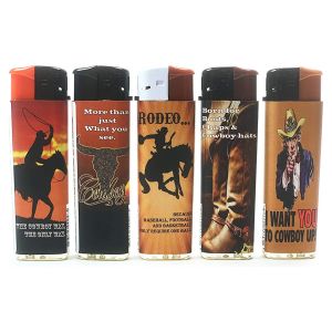 Winlite Cowboy Lighters - 50 Counts Per Display
